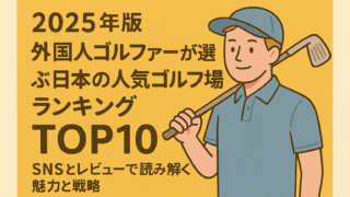 【2025年版】外国人ゴルファーが選ぶ日本の人気ゴルフ場ランキングTOP10｜SNSとレビューで読み解く魅力と戦略